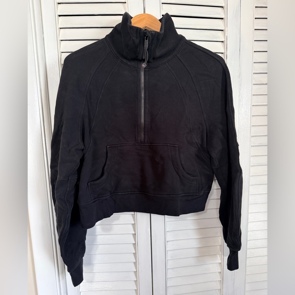 lululemon athletica Black Quarter-Zip Hoodie